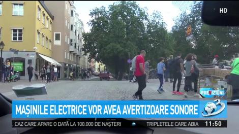 Maşinile electrice vor avea avertizare sonore