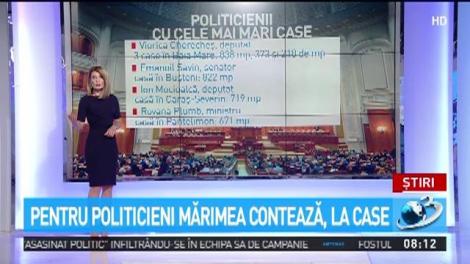Pentru politicieni mărimea contează, la case