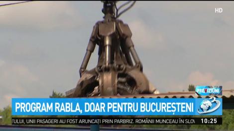 Program rabla, doar pentru bucureşteni