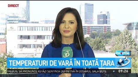 Temperaturi de vară &icirc;n toată ţara