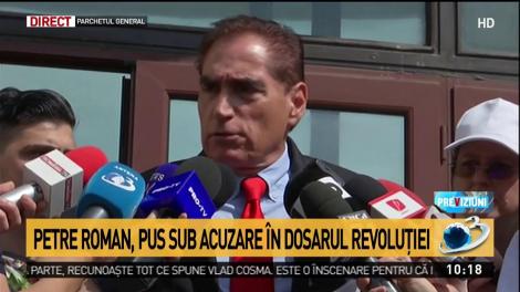 Petre Roman, după audierea de la Parchetul General: &bdquo;E absurd, e grotesc&rdquo;