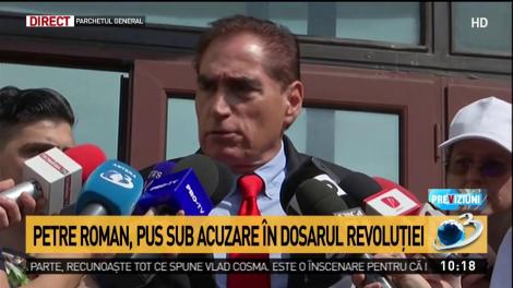 Petre Roman, după audierea de la Parchetul General: „E absurd, e grotesc”