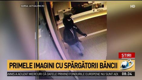 Primele imagini cu spărgătorii băncii din Baia Mare