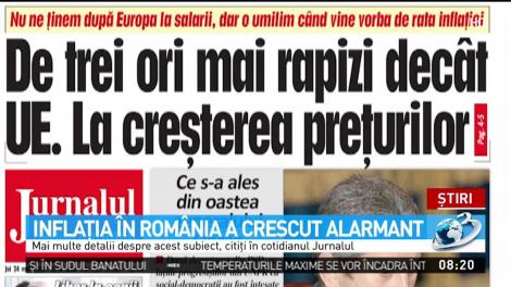 Inflaţia în România a crescut alarmant