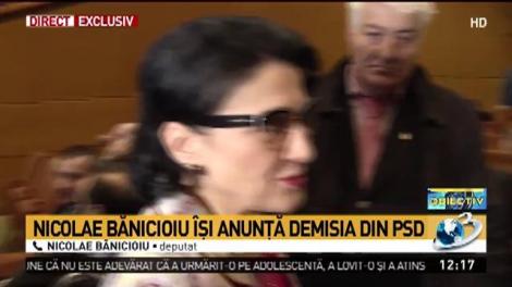 Nicolae Bănicioiu &icirc;şi anunţă demisia din PSD