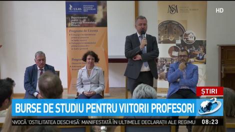 Burse de studiu pentru viitori profesori