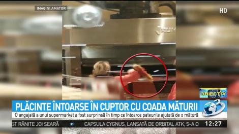 Plăcinte &icirc;ntoarse &icirc;n cuptor cu coada măturii