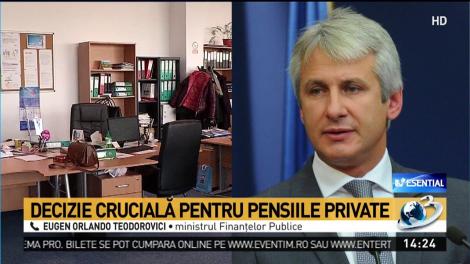 Anunţ de ultimă oră despre pensiile românilor. Ministrul Finanţelor, DECLARAŢII!