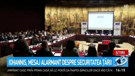 Iohannis, mesaj alarmant despre securitatea ţării