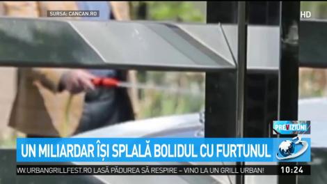 Miliardar rom&acirc;n, surprins &icirc;n ipostază inedită