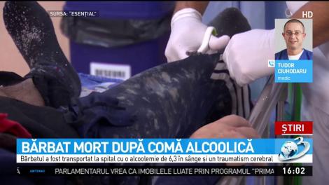Gălăţeanul găsit cu alcoolemia de 6,3 a murit