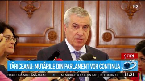 Tăriceanu: Mutările din Parlament vor continua