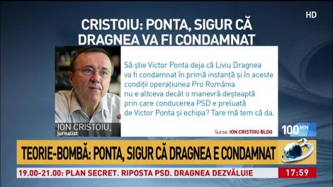 Teorie-bombă: Ponta, sigur că Dragnea e condamnat