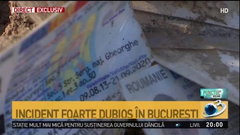 Imagini exclusive! Zeci de cărţi de identitate arse şi aruncate &icirc;n Bucureşti