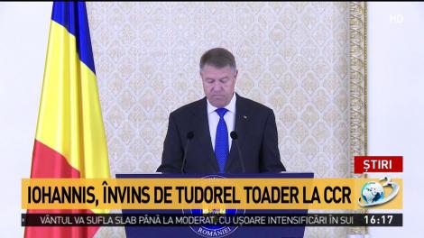 Ce declara preşedntele Iohannis &icirc;n aprilie despre motivele invocate de Tudorel Toader