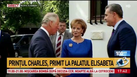 Prinţul Charles, primit la Palatul Elisabeta