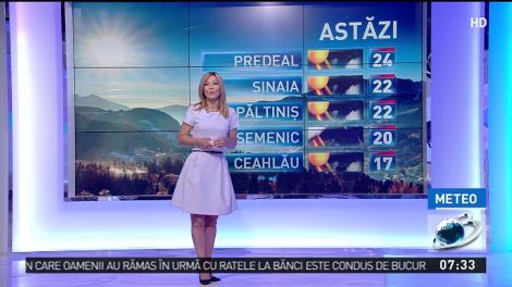 Prognoză meteo, joi 31 mai