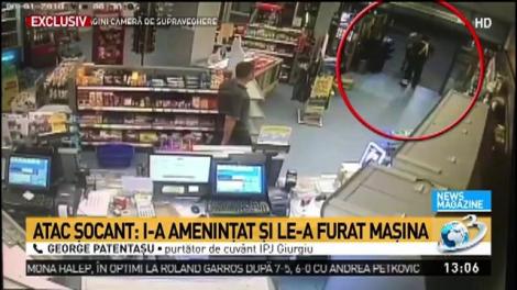 Imaginile jafului de la benzinăria din Giurgiu