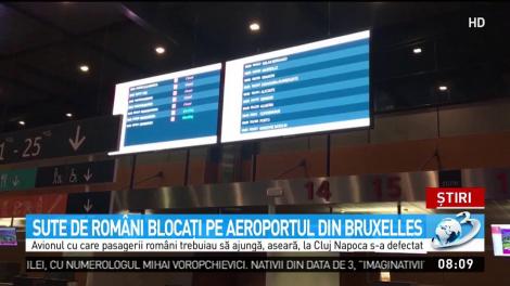 Sute de români blocaţi pe Aeroportul din Bruxelles