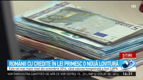 Românii cu credite în lei primesc o nouă lovitură