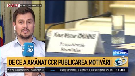 CCR am&acirc;nă motivarea &icirc;n cazul lui Kovesi