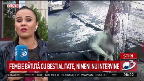 Şocant: Bătută de propriul fiu, nimeni nu intervine