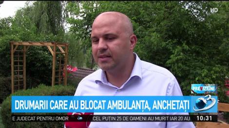 Drumarii care au blocat ambulanţa, anchetaţi