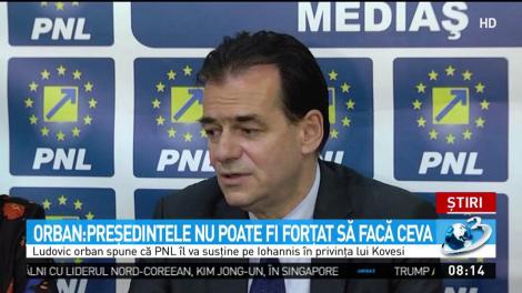 Orban: Preşedintele nu poate fi forţat să facă ceva