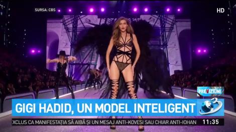 Gigi Hadid, un model inteligent