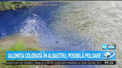R&acirc;ul Ialomiţa a devenit albastru