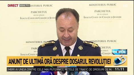 Anunţ de ultimă oră despre dosarul Revoluţiei