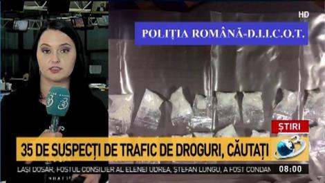 57 de percheziţii la traficanţi de droguri