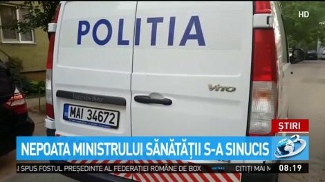 Nepoata ministrului Sănătăţii s-a sinucis