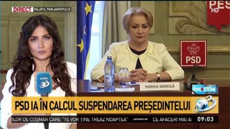 PSD ia în calcul suspendarea preşedintelui