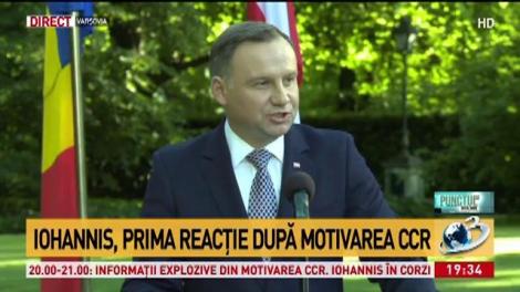 Klaus Iohannis, primele declarații publice după motivarea CCR