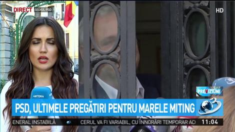 PSD, ultimele pregătiri pentru marele miting