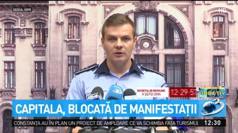 Capitala va fi blocată de manifestaţii &icirc;n acest weekend