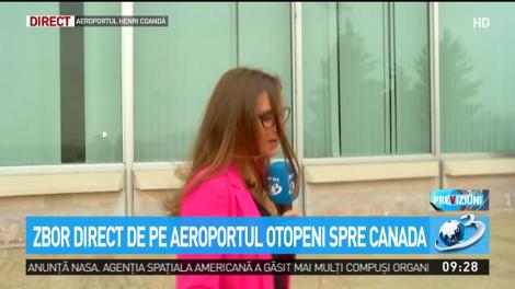 Zbor direct de pe Aeroportul Otopeni spre Canada
