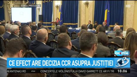 Ce efect are decizia CCR asupra Justiţiei