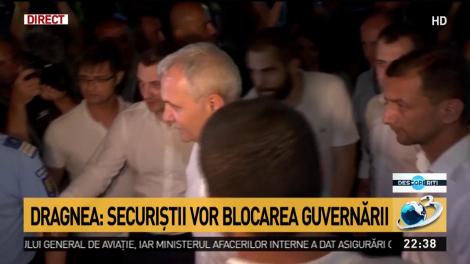 Liviu Dragnea, incident cu reprezentații Mișcării Rezist după mitingul PSD