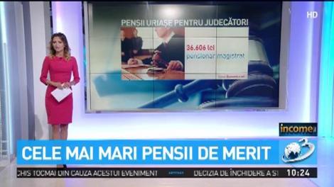 Topul pensiilor românilor fără privilegii. Cea mai mare pensie stabilită pe merit, peste 23.000 de lei brut lunar