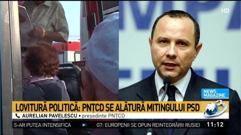 Lovitură politică: PNȚCD se alătură mitingului PSD