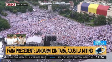 Mobilizare masivă: Sute de mii de oameni la miting. Mai este doar o oră p&acirc;nă la marele miting