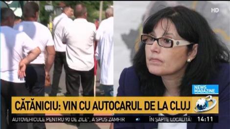 Steluța Cătăniciu, despre mitingul PSD: Vin cu autocarul de la Cluj