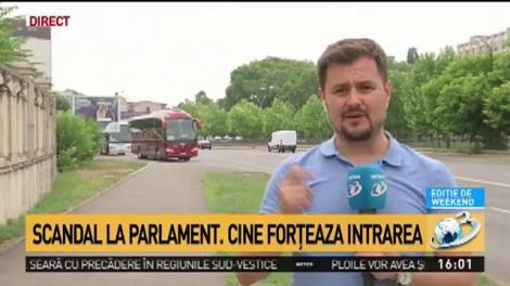 Scandal &icirc;n Parlament. Reprezentanți ai Mișcării Rezist &icirc;ncearcă să-i provoace pe simpatizanții PSD