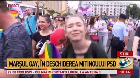 Bucharest Pride 2018. Peste 2.000 de persoane au pornit &icirc;n marş pe Calea Victoriei