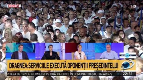 Mircea Badea, la protestul din 9 iunie. După 14 ani s-a întors în Piața Victoriei