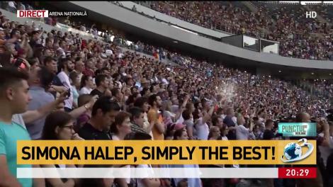 Simona Halep, simply the best! Imagini spectaculoase cu bucuria uriaşă de pe Arena Naţională