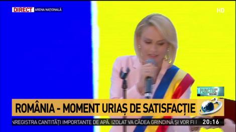 Gabriela Firea a fost huiduită pe Arena Naţională