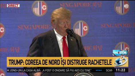 Donald Trump, după întâlnirea cu Kim Jong Un: „E o zi importantă pentru istoria lumii”